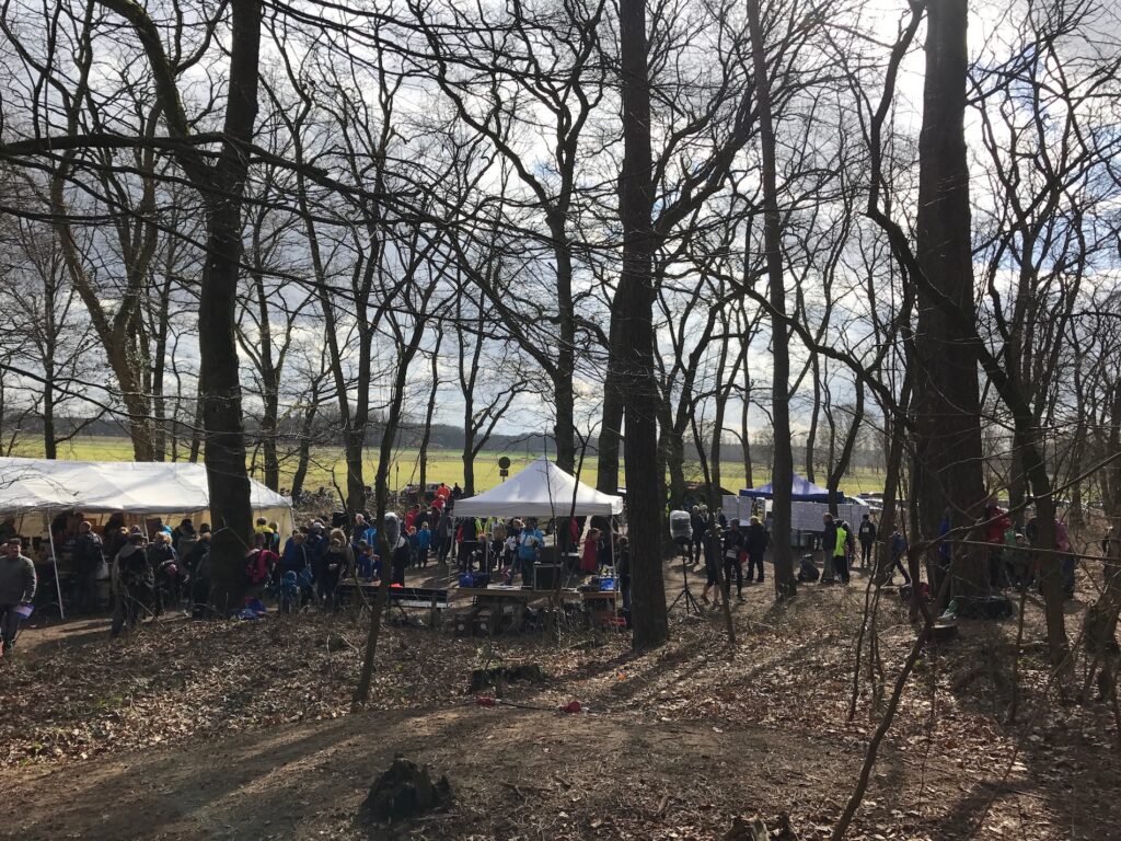 Kurz vor dem Start