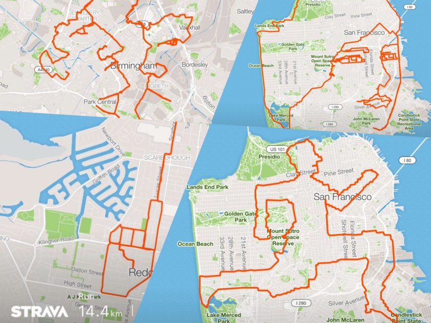 Strava Art